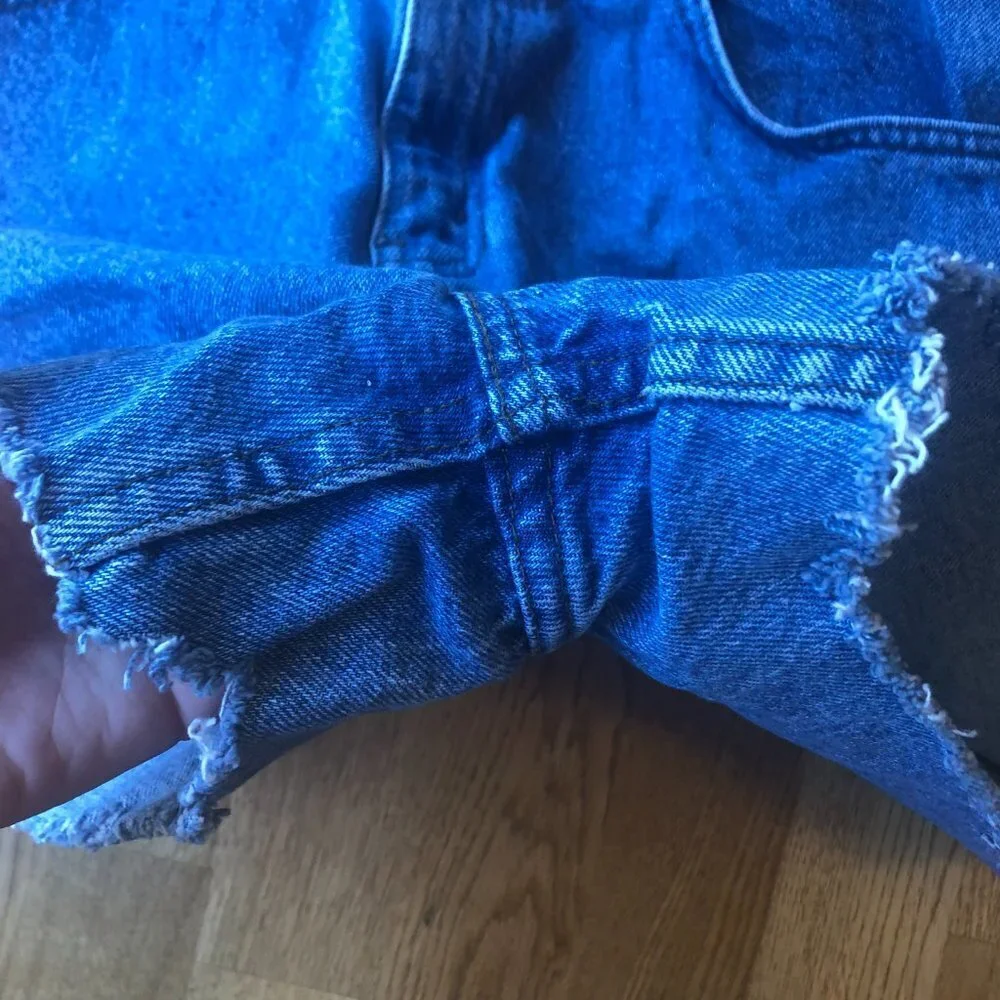 Vintage Honors Cutoff Denim Shorts Ripped Size 14